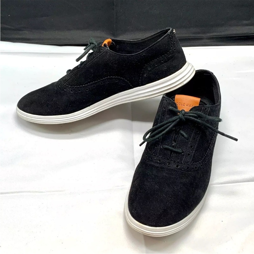 NY Closet Sale! Cole Haan Women's Black Suede Sneakers